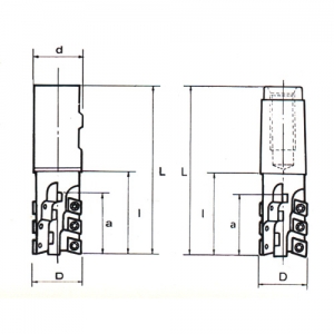 901.CC - Fresa Helicoidal de Ranurar y Contornear
Diametro 20-40
Placa CC..