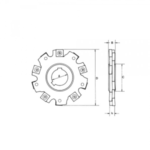 111.SN - Fresa de Disco para Ranurar
Dimetro 100-250
Placa SN..